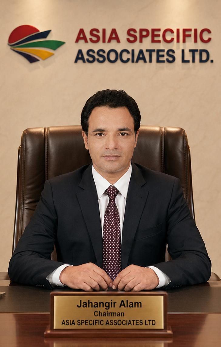 Jahangir Alam, Chairman of Asia Specific Associates Ltd.